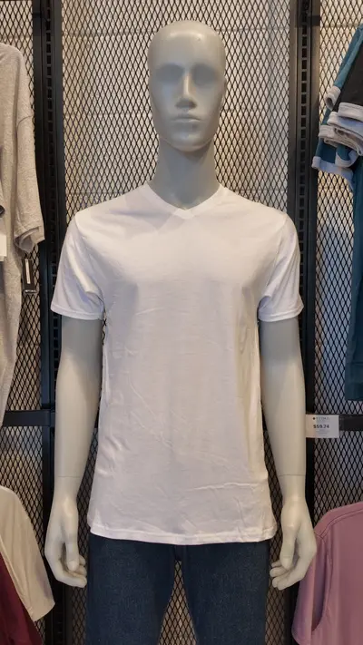 Playera Cuello V blanca Mérida