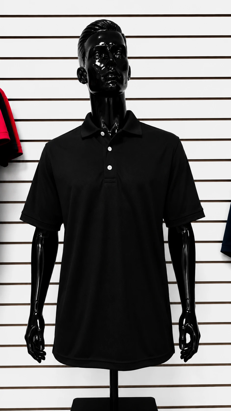 Dry Fit Polo negro Mérida