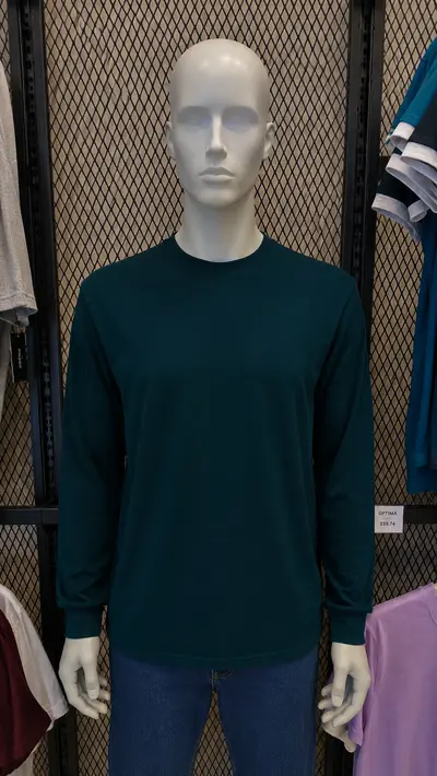 Playera Manga Larga azul marino Mérida