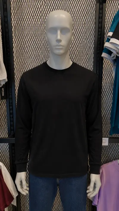 Playera Manga Larga negra Mérida