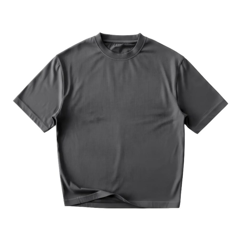 Playera oversize 300 g color Gris Oxford para personalizar con tu logo