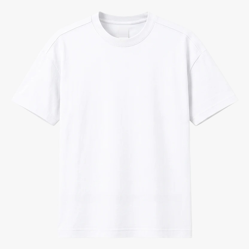 Playera oversize Málaga color Blanco para personalizar con tu logo