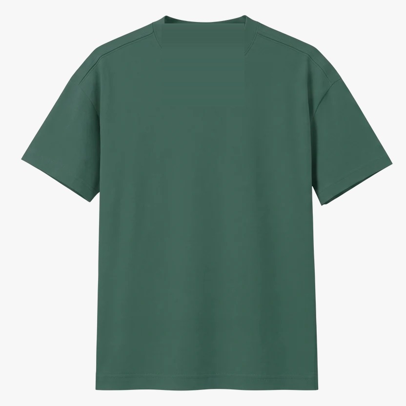 Playera oversize Málaga color Forest Green para personalizar con tu logo