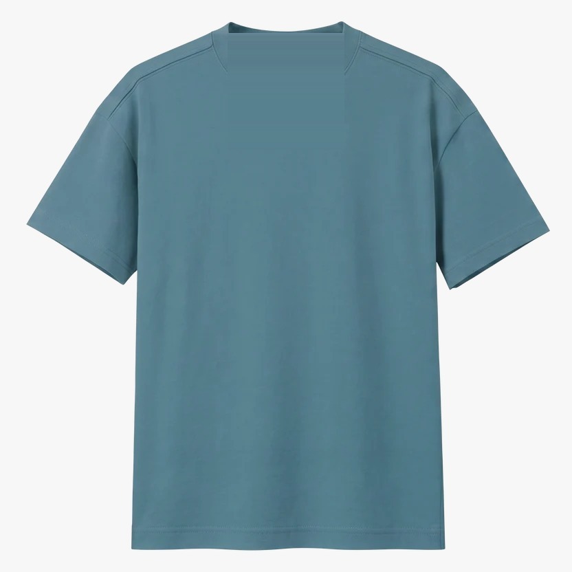 Playera oversize Málaga color Petrol Blue para personalizar con tu logo