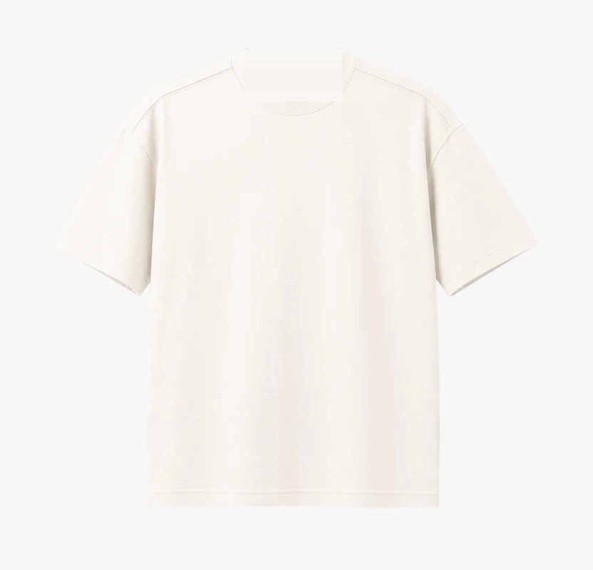 Playera oversize Mérida color Ivory para personalizar con tu logo