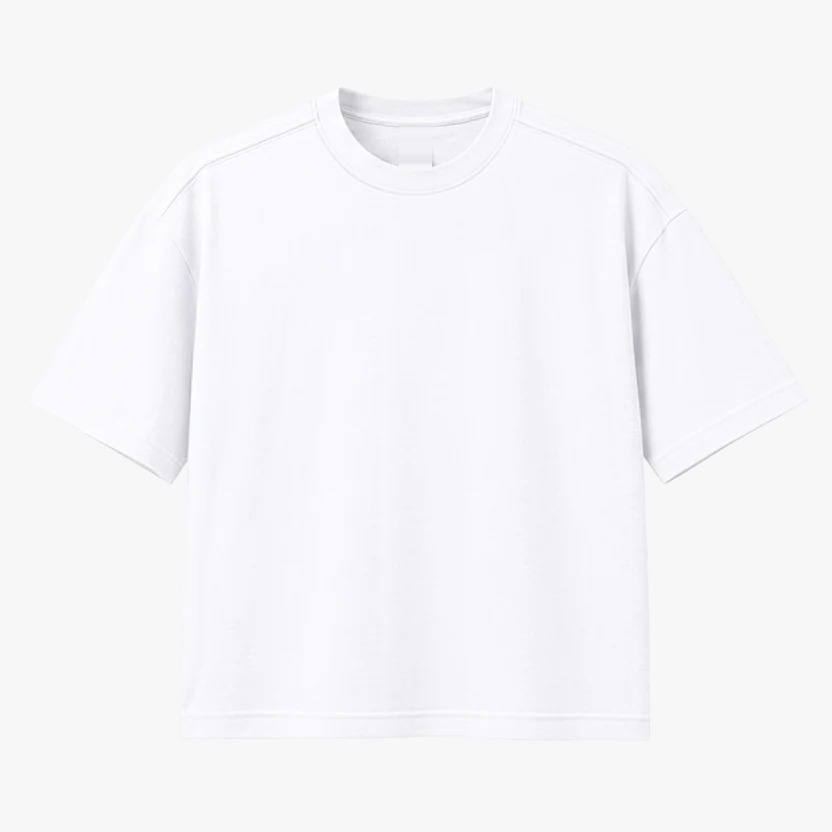 Playera oversize Tampa color Blanco para personalizar con tu logo