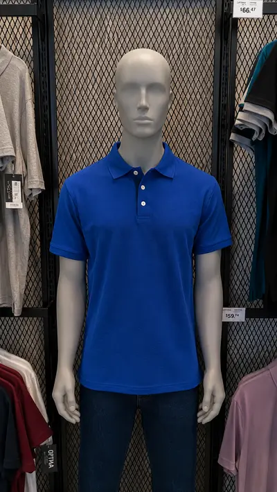 Polo algodón azul rey Mérida