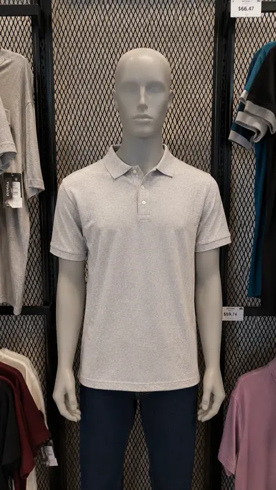 Polo algodón gris Mérida