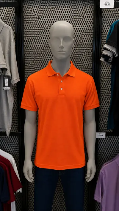 Polo algodón naranja Mérida