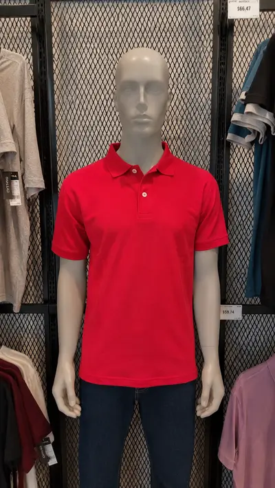 Polo algodón rojo Mérida