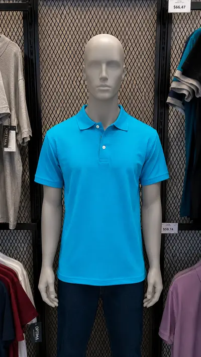 Polo algodón turquesa Mérida