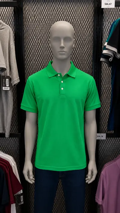 Polo algodón verde Mérida